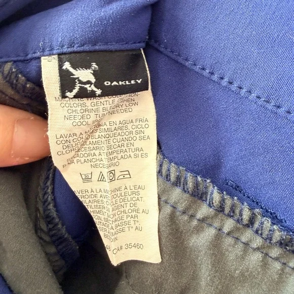 Oakley Mens Blue Active Outdoor Performance Shorts Size 32W - Picture 8 of 11